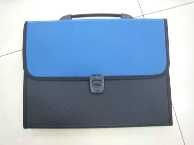 Portable accordion bag with clasp edge BDS4014_4015