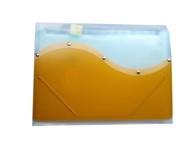 Expanding File 13 Pockets Twin Colour Waved cover  BDS4006