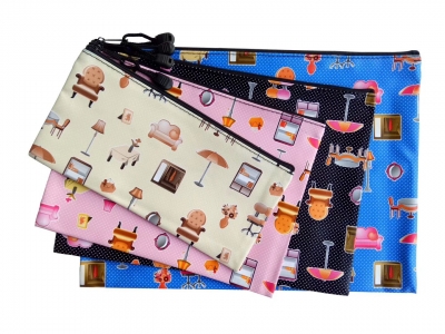 Zipper Bag Jacquard fabric      BDS5033