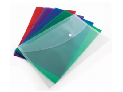 Bright Assorted Document Wallet  With Curved Shape         BDS1034