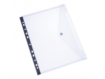 Document Wallet With Reinforced Multi Punched     BDS1027